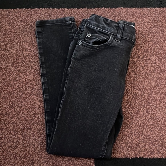 The Children’s Place - Girls Super Skinny Black Jeans - Size 7 - Picture 1 of 6